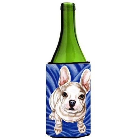 CAROLINES TREASURES Carolines Treasures AMB1351LITERK Diamond in Blue French Bulldog Wine Bottle Can cooler Hugger AMB1351LITERK